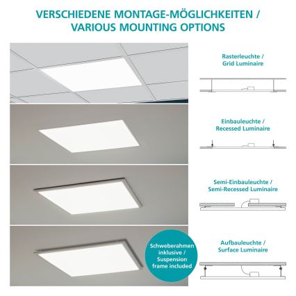 Eglo - Светодиодный потолочный светильник LED/40W/230V