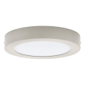 Eglo 32817 - Светодиодный диммируемый потолочный светильник FUEVA LED/21 Вт/230 В 3000-6500 К Ø 30 см матовый хром + пульт дистанционного управления
