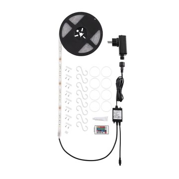 Eglo 32859 - LED RGB стрічка з регулюванням яскравості 5m COB STRIPE LED/12W/230V 4000K IP44 + дистанційне керування