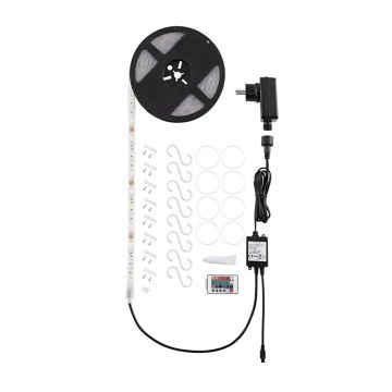 Eglo 32859 - RGB‑светодиодная диммируемая лента 5 м COB STRIPE LED/12W/230V 4000K IP44 + пульт дистанционного управления
