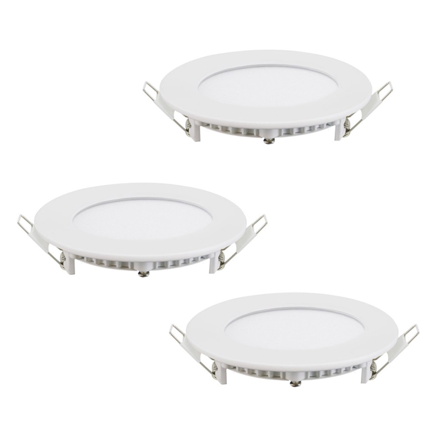 Eglo - набор из 3 диммируемых встраиваемых RGB LED-светильников FUEVA-C LED/3W/230V, диаметр 8,5 см