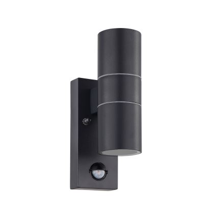 Eglo - LED Вуличний настінний світильник з датчиком 2xGU10/3W/230V IP44