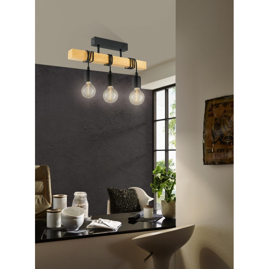 Eglo - Припотолочная люстра TOWNSHEND 3xE27/60W/230V