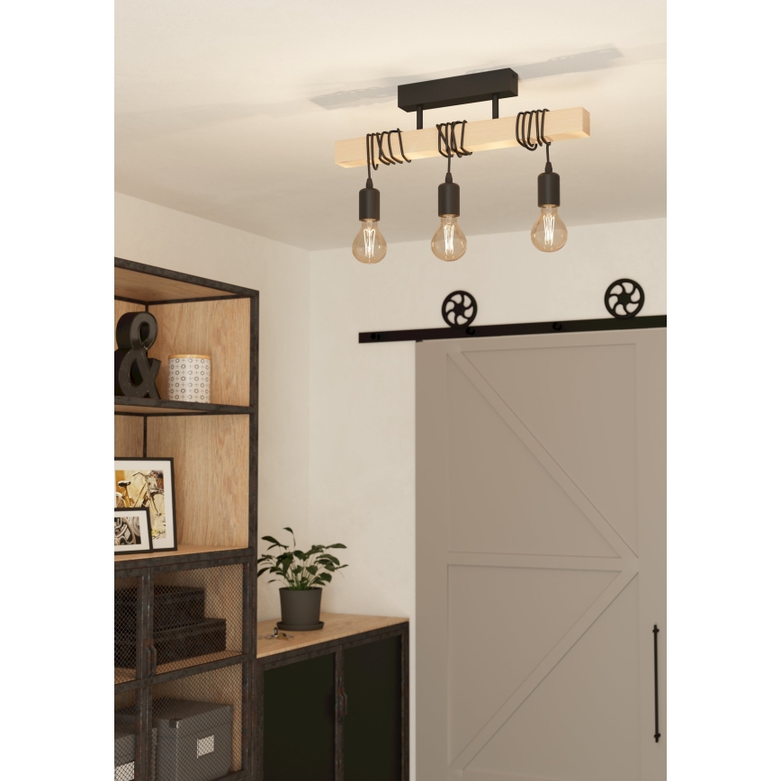 Eglo - Пристельова люстра TOWNSHEND 3xE27/60W/230V