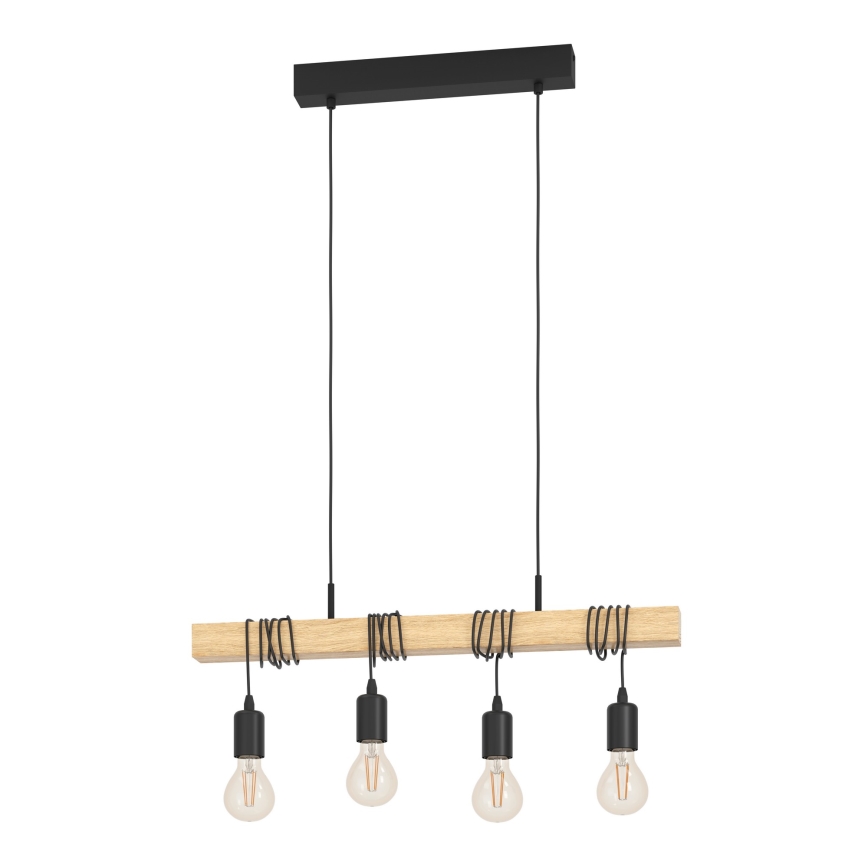 Eglo - Подвесная люстра TOWNSHEND 4xE27/60W/230V