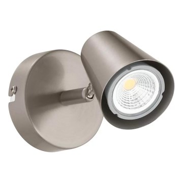 Eglo 32941 - LED настінний точковий світильник TRAVALE 1xGU10/5W/230V з регульованою яскравістю, матовий хром
