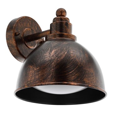Eglo 33144 - Уличный настенный светильник AIROLA 1xE27/40W/230V IP44 бронза