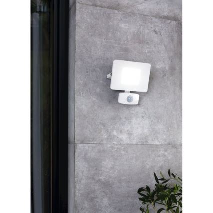 Eglo - Светодиодный прожектор с датчиком LED/20W/230V IP44