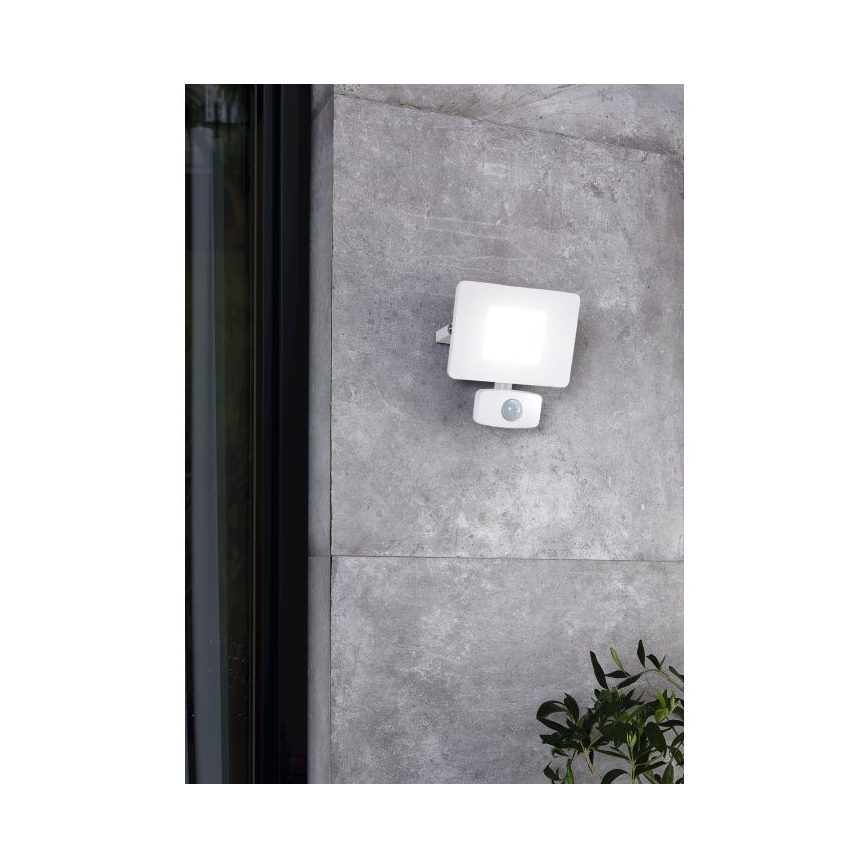Eglo - Светодиодный прожектор с датчиком LED/20W/230V IP44