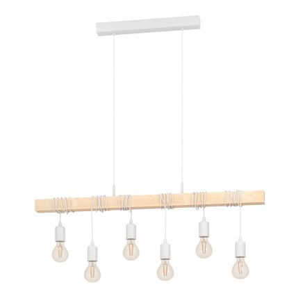 Eglo - Подвесная люстра TOWNSHEND 6xE27/60W/230V