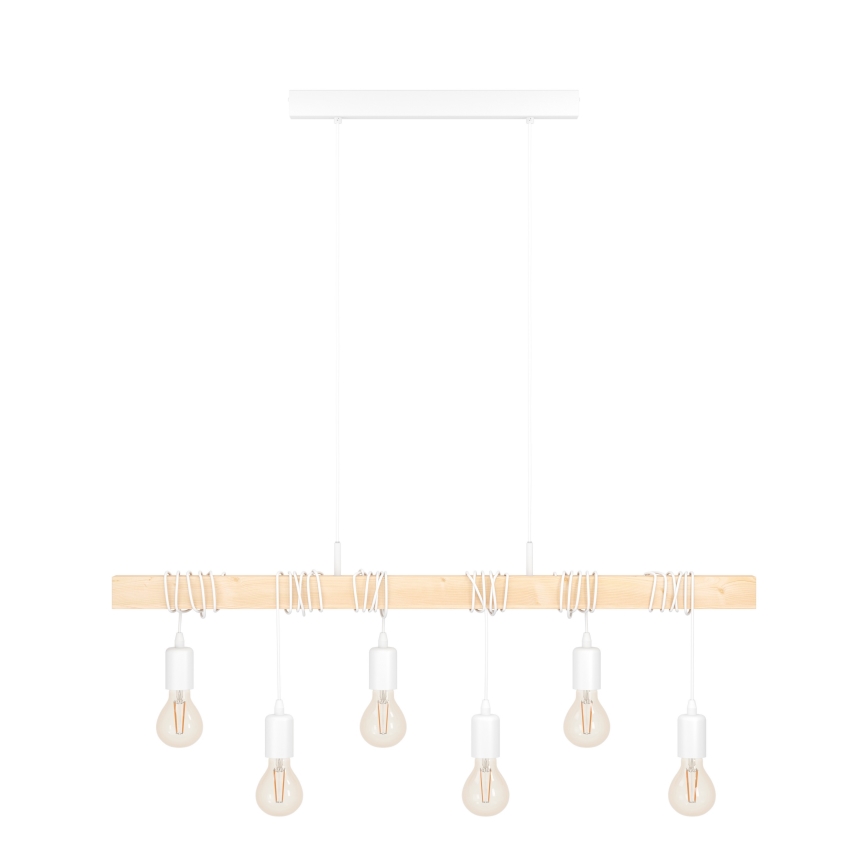 Eglo - Подвесная люстра TOWNSHEND 6xE27/60W/230V
