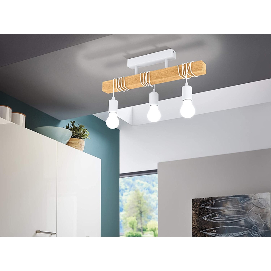 Eglo - Припотолочная люстра TOWNSHEND 3xE27/60W/230V