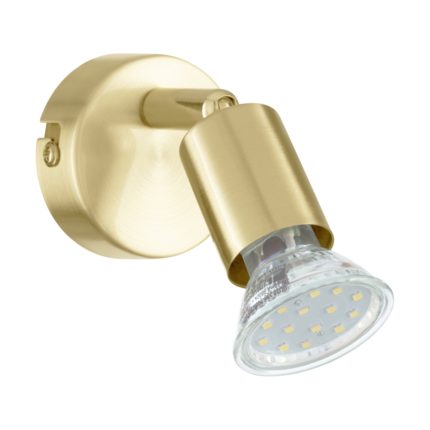 Eglo - Світлодіодний настінний точковий світильник 1xGU10/2,8W/230V 3000K золотий