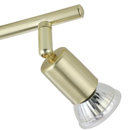 Eglo - Світлодіодний точковий світильник 2xGU10/2,8W/230V 3000K золотий