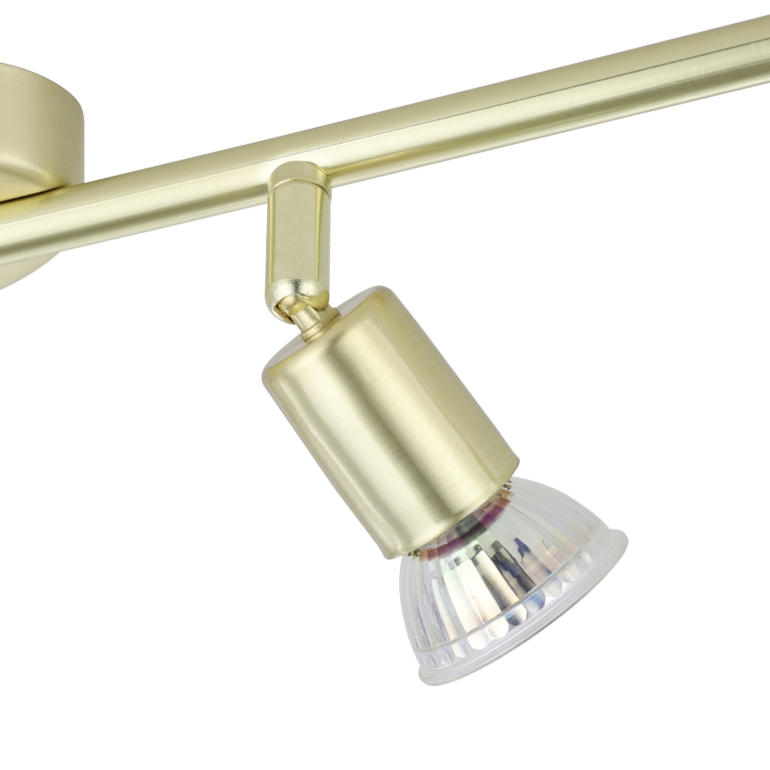 Eglo - Светодиодный точечный светильник 4xGU10/2,8W/230V 3000K золотистый