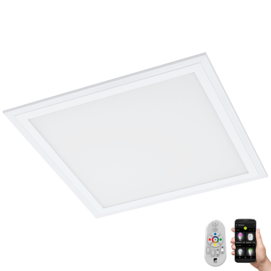 Eglo 33206 - Стельовий RGBW-світильник з регулюванням яскравості SALOBRENA-C LED/16W/230V + пульт дистанційного керування