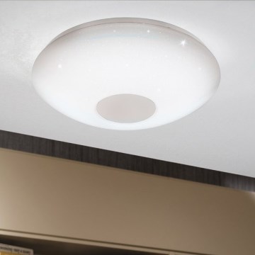 Eglo 33218 - Стельовий RGBW-світильник з регулюванням яскравості VOLTAGO-C LED/17W/230V 2700-6500K діаметр 38 см