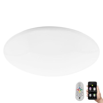 Eglo 33221 - Стельовий RGBW-світильник з регулюванням яскравості TOTARI LED/34W/230V + пульт дистанційного керування