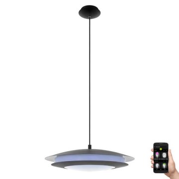 Eglo 33226 - LED RGBW Підвісна люстра з регулюванням яскравості MONEVA-C LED/27W/230V