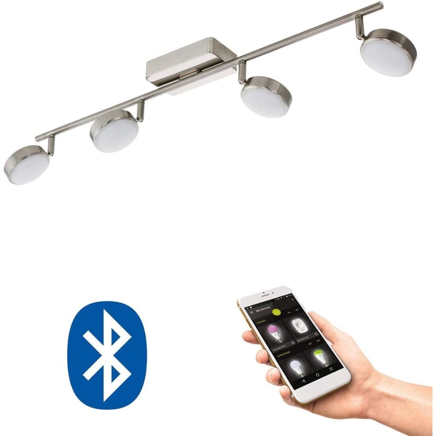 Eglo 33274 - LED RGBW Точковий світильник з регулюванням яскравості CORROPOLI-C 4xLED/5W/230V