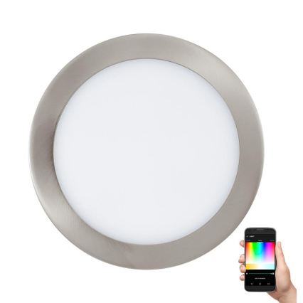 Eglo 33317 - LED RGBW вбудований світильник з регулюванням яскравості FUEVA-C LED/15,6Вт/230В 2700-6500K діаметр 22,5 см