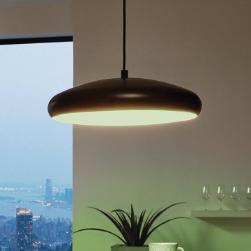 Eglo 33328 - Светодиодная подвесная RGBW-люстра с регулированием яркости RIODEVA-C LED/27W/230V 2700-6500K черный