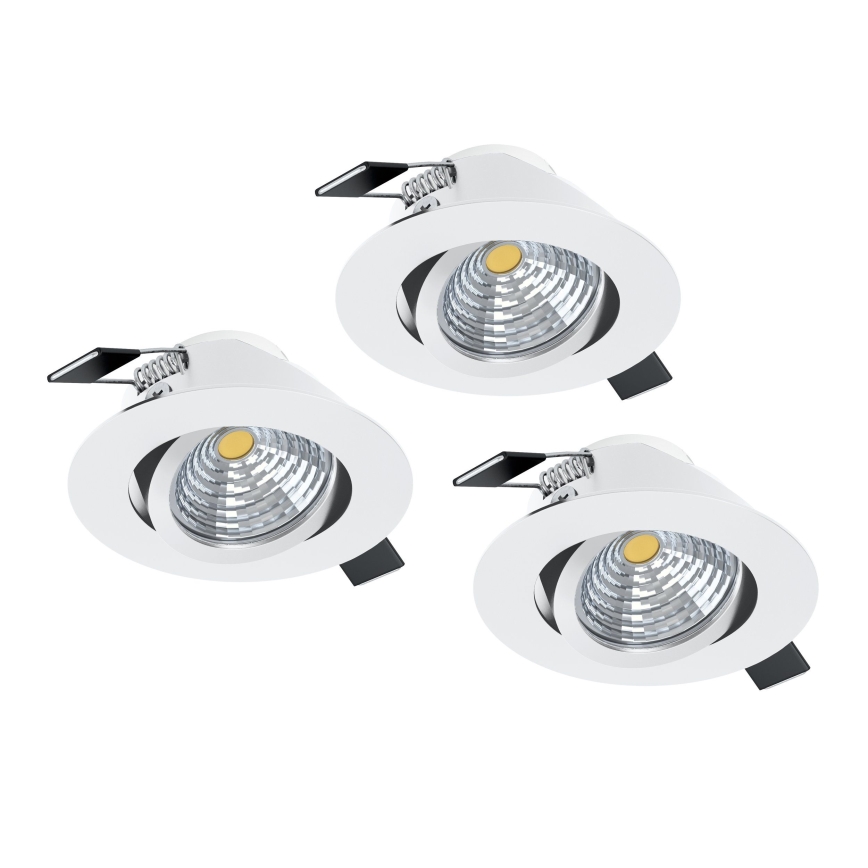 Eglo - НАБІР 3xLED Світильник з регулюванням яскравості 3xLED/6W/230V білий