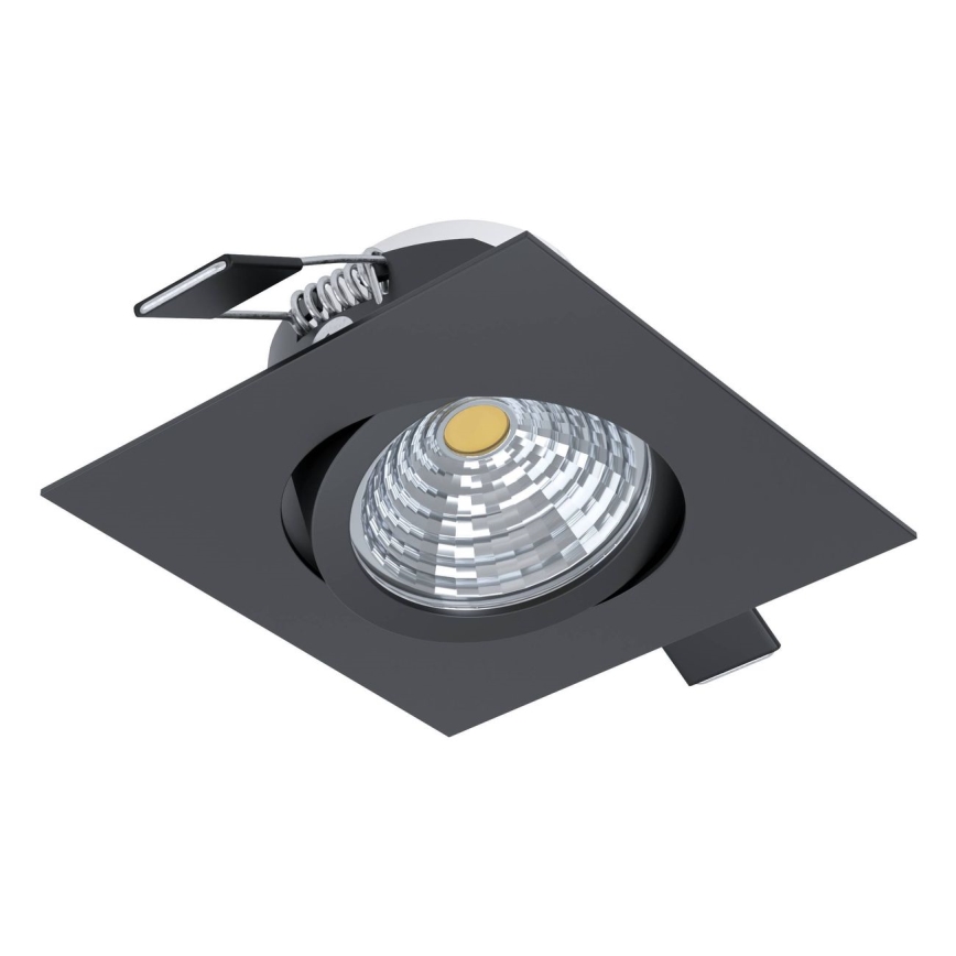 Eglo - Светодиодный встроенный светильник с регулированием яркости LED/6W/230V черный