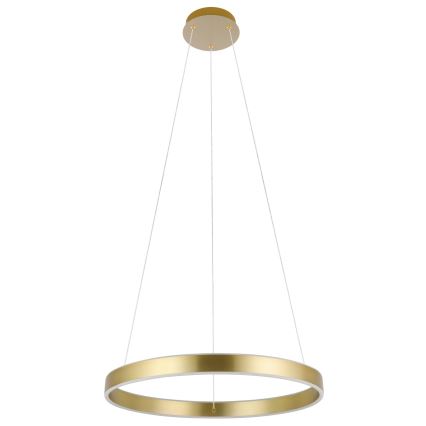 Eglo 33484 - LED-люстра на тросе ALCAZABA 2×LED, 18 Вт, 230 В, 3000 К, диаметр 55 см, золотая