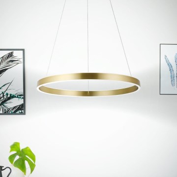 Eglo 33484 - LED люстра на тросі ALCAZABA 2xLED/18W/230V 3000K діаметр 55 см золота