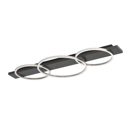 Eglo 33488 - светодиодный потолочный светильник BOYAL 2xLED/12W/230V + LED/12W черный