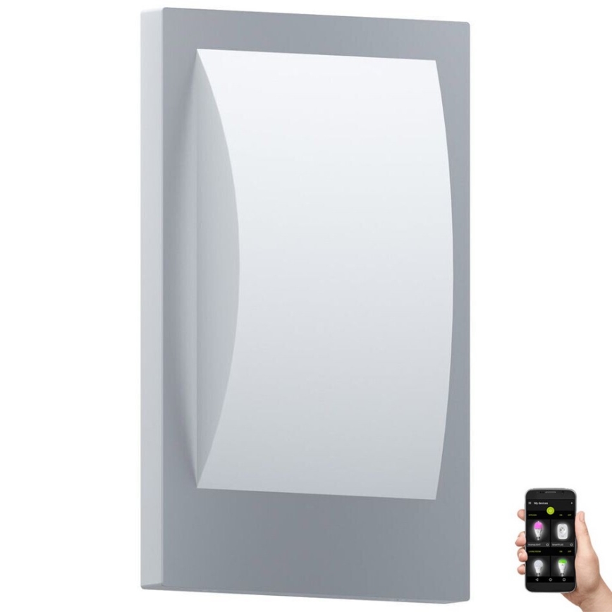 Eglo 33569 - Уличный светодиодный настенный светильник VERRES-C LED/9W/230V IP44 матовый хром