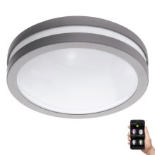 Eglo 33572 - LED світильник для ванної з регулюванням яскравості LOCANA-C LED/14W/230V IP44 срібний