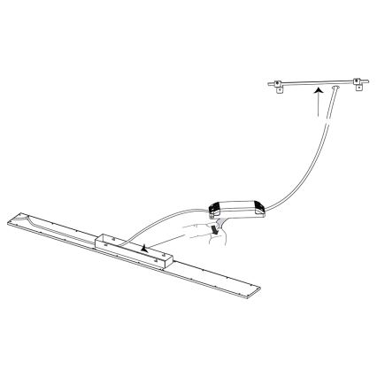 Eglo 33589 - LED RGBW Панель з регулюванням яскравості SALOBRENA-C LED/34W/230V + пульт дистанційного керування