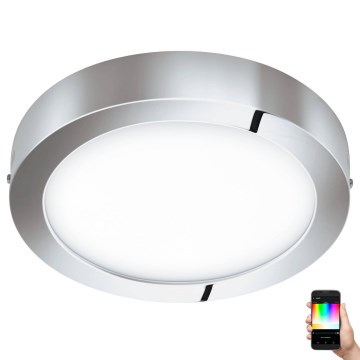Eglo 33667 - Світильник для ванної кімнати з LED RGBW, димований, стельовий FUEVA-C LED21W/230V діаметром 30 см IP44