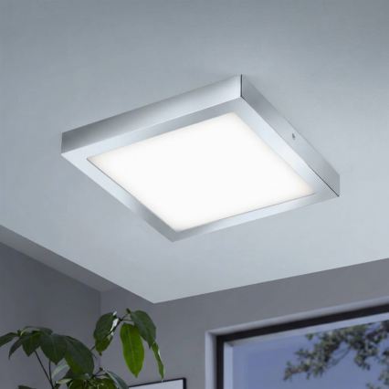 Eglo 33668-LED RGBW Диммируемый светильник для ванной FUEVA-C 21W/230V 2700-6500K 30x30cm IP44