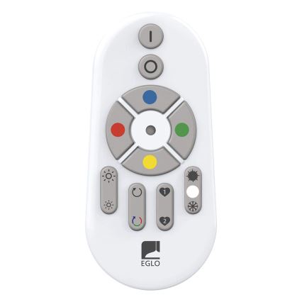 Eglo 33669 - Стельовий RGBW-світильник з регулюванням яскравості TOTARI-C LED/43W/230V 2700-6500K білий + пульт дистанційного керування