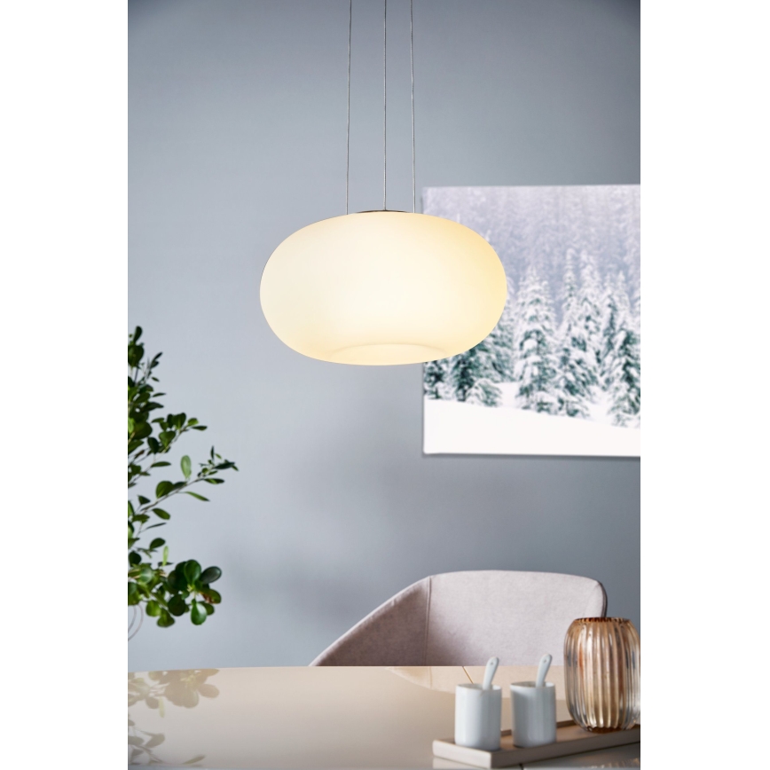 Eglo 33766 - LED RGBW Підвісна люстра з регулюванням яскравості OPTICA-C LED/22W/230V 2700-6500K діаметр 37,5 см