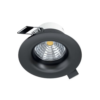 Eglo - Стельовий вбудований LED світильник з регулюванням яскравості LED/6W/230V чорний
