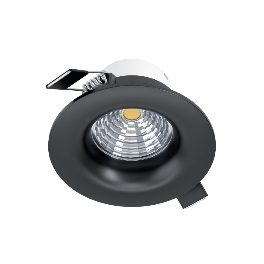 Eglo - Стельовий вбудований LED світильник з регулюванням яскравості LED/6W/230V чорний