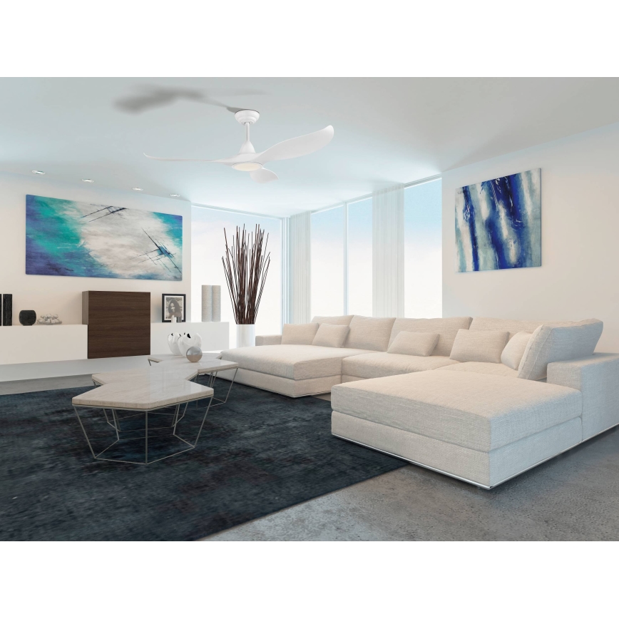 Eglo - Светодиодный потолочный вентилятор LED/15W/230V + дистанционное управление