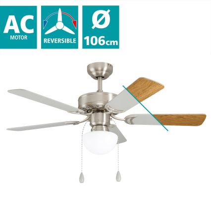 Eglo - Потолочный вентилятор 1xE27/40W/230V