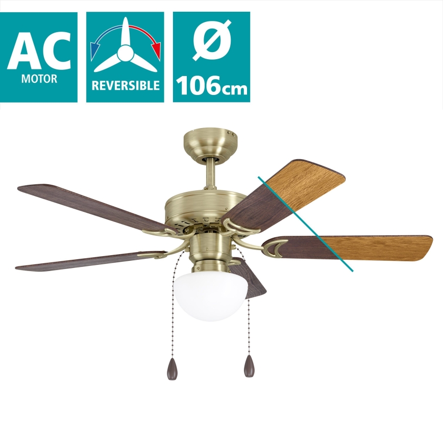 Eglo - Потолочный вентилятор 1xE27/40W/230V