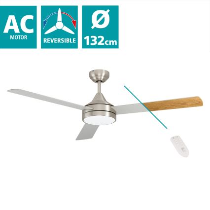 Eglo - LED Стельовий вентилятор LED/20W/230V + пульт дистанційного керування