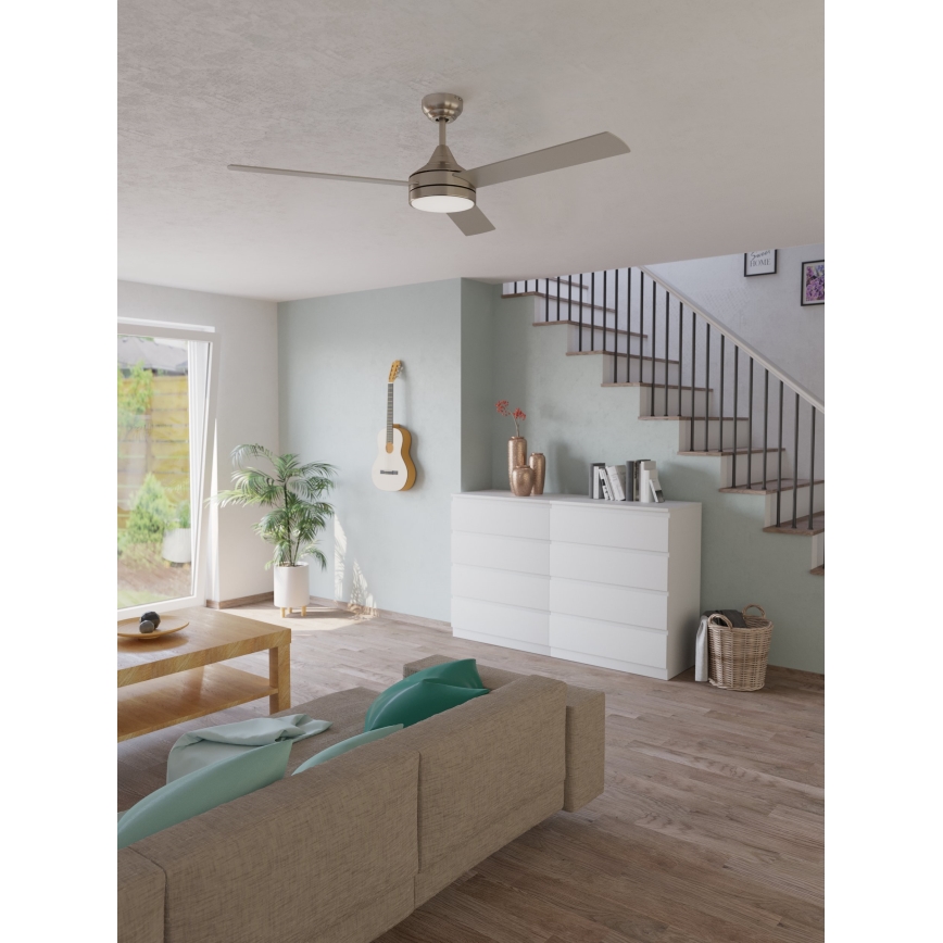 Eglo - LED Стельовий вентилятор LED/20W/230V + пульт дистанційного керування