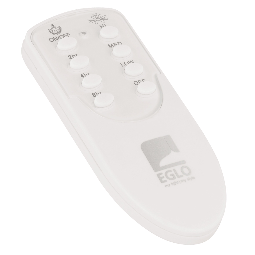 Eglo - Светодиодный потолочный вентилятор LED/20W/230V 3000/4000/5000K + дистанционное управление белый