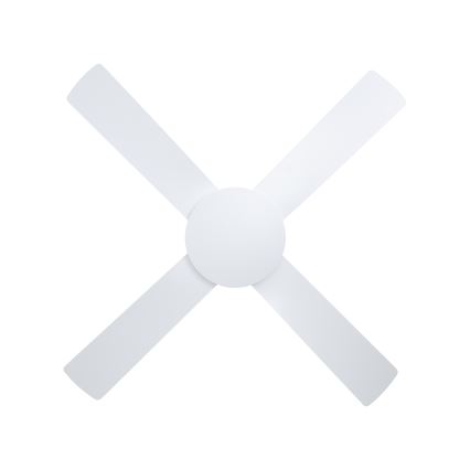 Eglo - Потолочний вентилятор 52 Вт/230 В з пультом дистанційного керування, білий