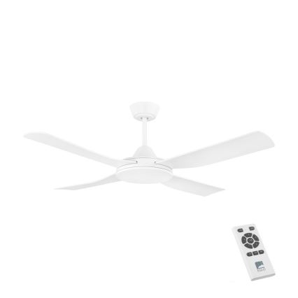Eglo - Потолочный вентилятор 52W/230V + ДУ, белый
