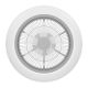 Eglo - Світлодіодний стельовий вентилятор з регулюванням яскравості LED/25,5W/230V білий/сірий + дистанційне керування