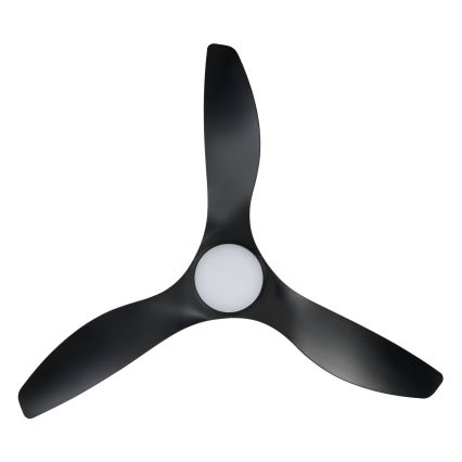 Eglo - LED потолочный вентилятор LED/19W/230V Ø 132 см чёрный + пульт дистанционного управления
